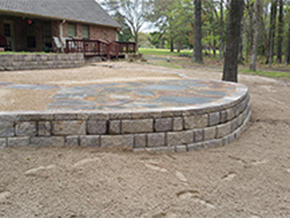 Retaining Walls, Landscape Design, Mineola, East Texas